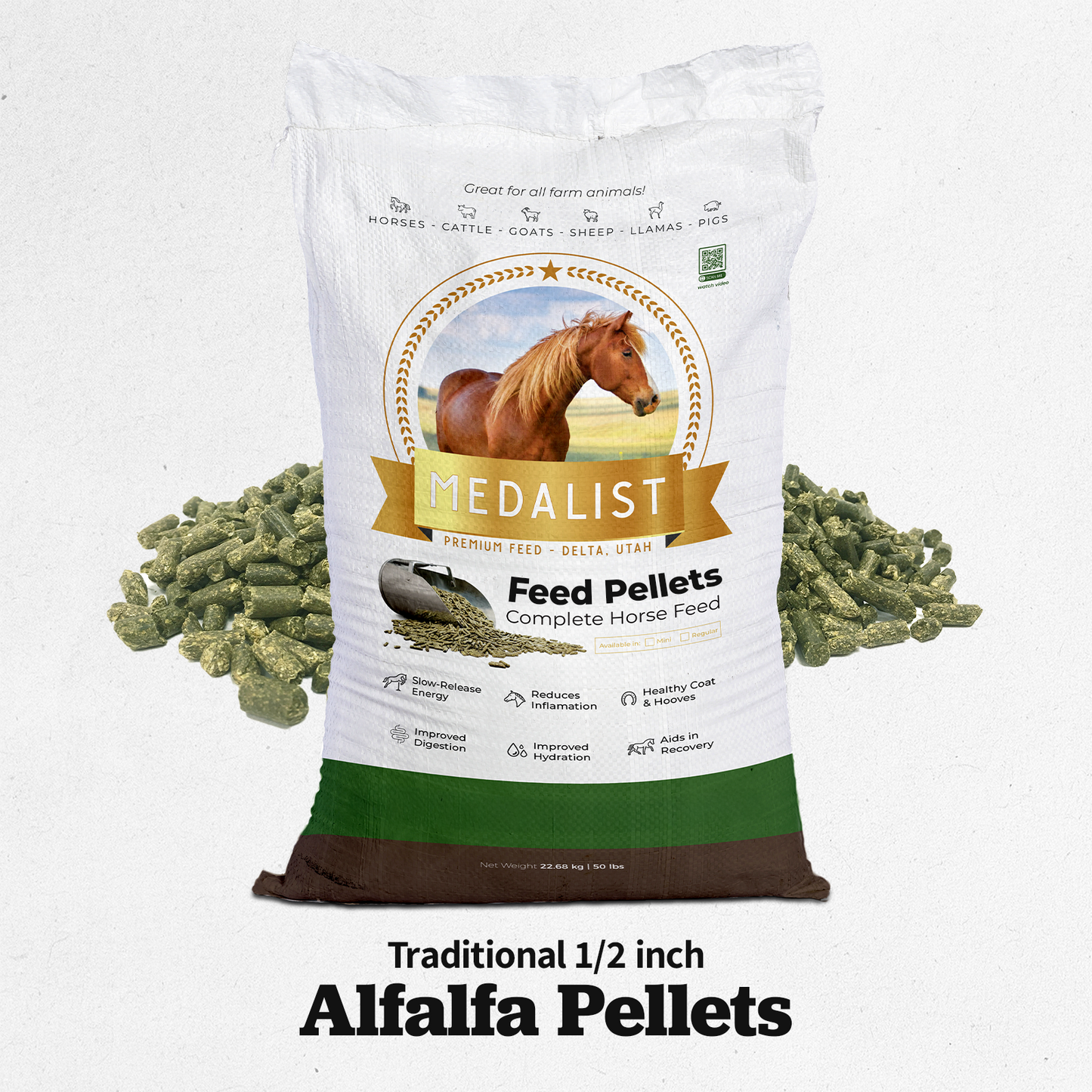 50lb Medalist Feed Pellets